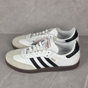 Adidas Samba Unisex White and Black Sneakers